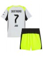 Borussia Dortmund Jobe Bellingham #7 Replika Borta Kläder Barn 2025-26 Kortärmad (+ byxor)